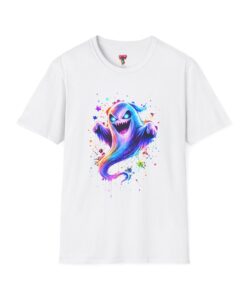 Colorful Ghost Graphic T-Shirt