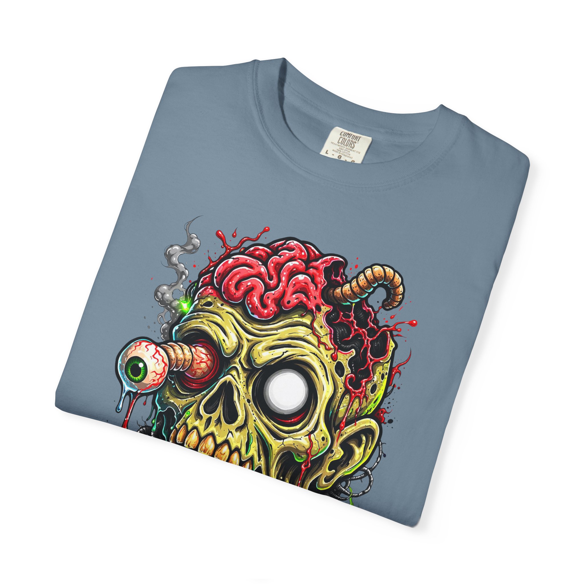 Zombie Skull Graphic T-Shirt - Ảnh 43