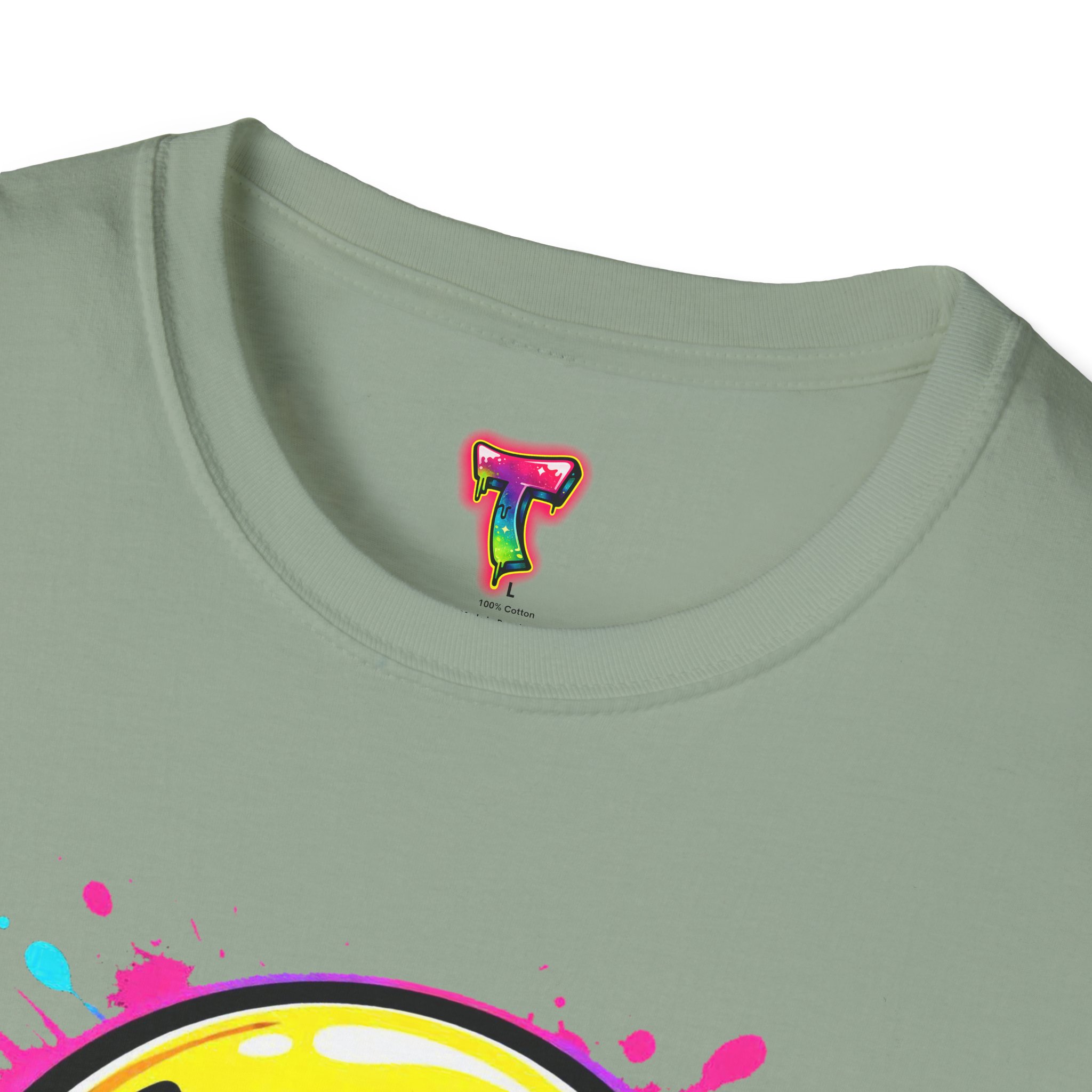 Drippy Neon Smiley T-Shirt - Ảnh 27