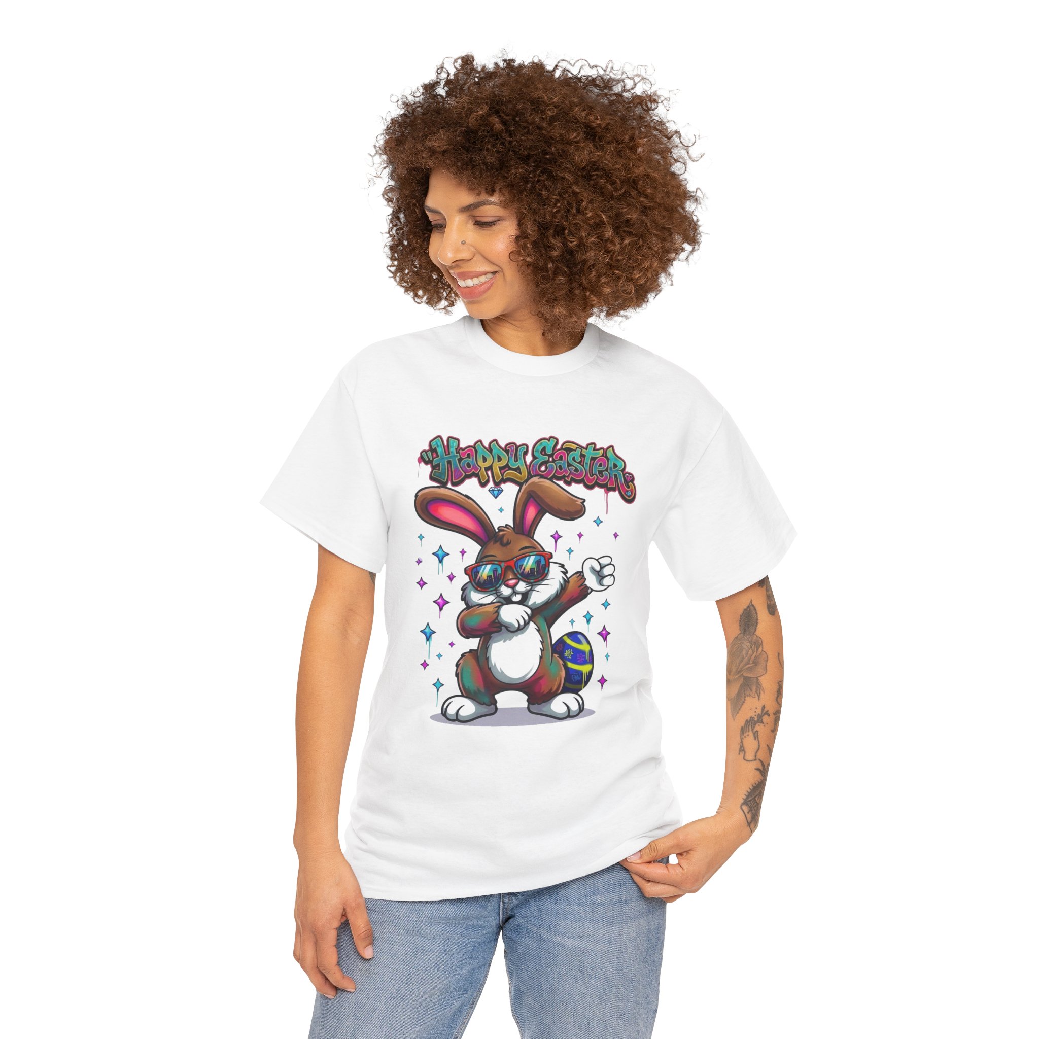 Easter Bunny Dabbing T-Shirt - Ảnh 12