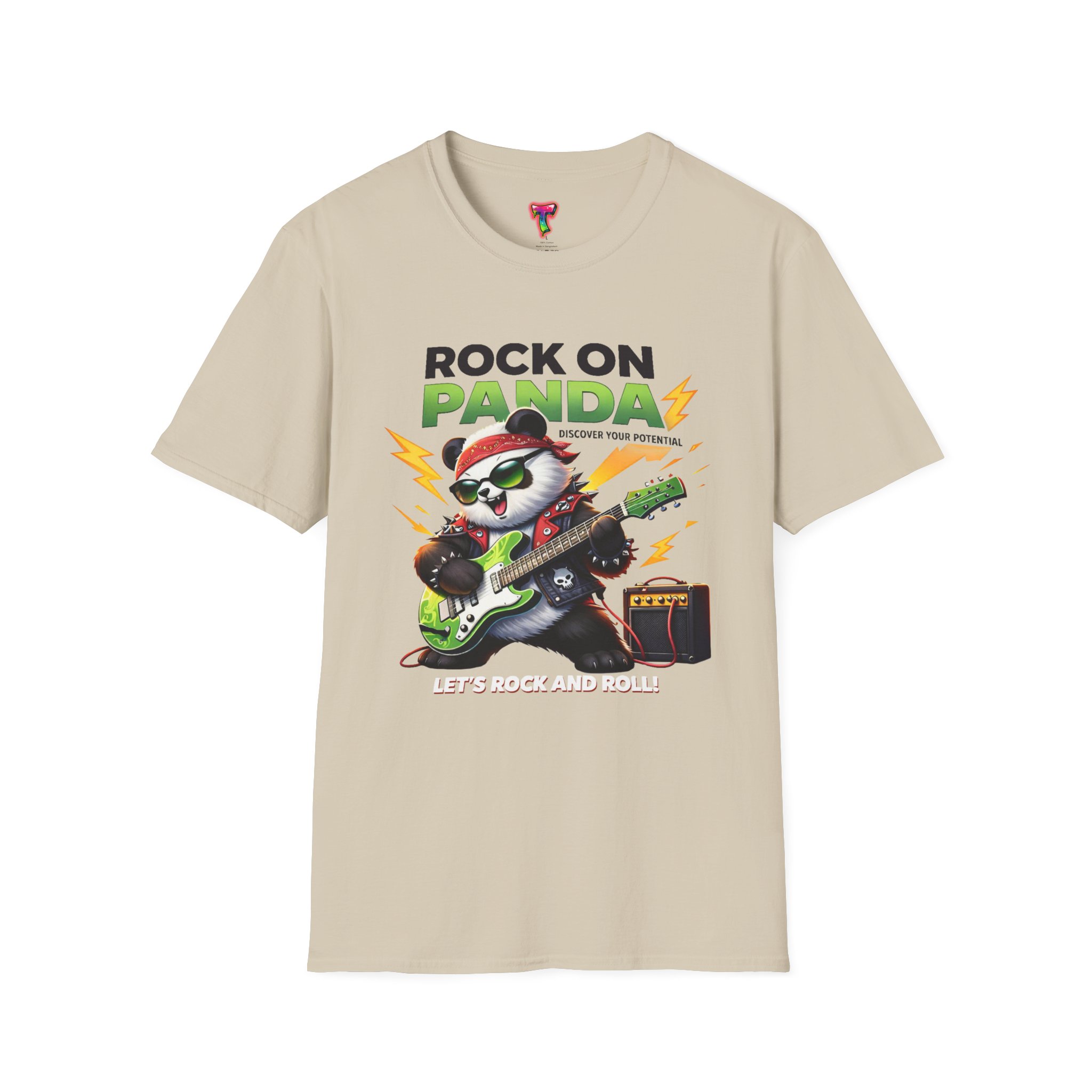 Rock On Panda T-Shirt - Ảnh 9