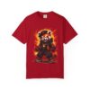 Flame Punk Red Panda Graphic T-Shirt