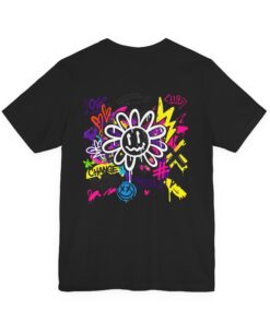 Graffiti Daisy Graphic Tee