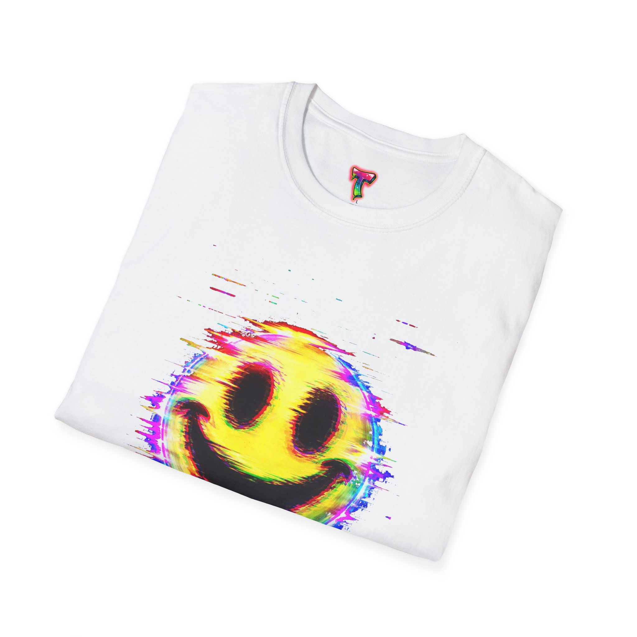 Glitch Smiley T-Shirt - Ảnh 8