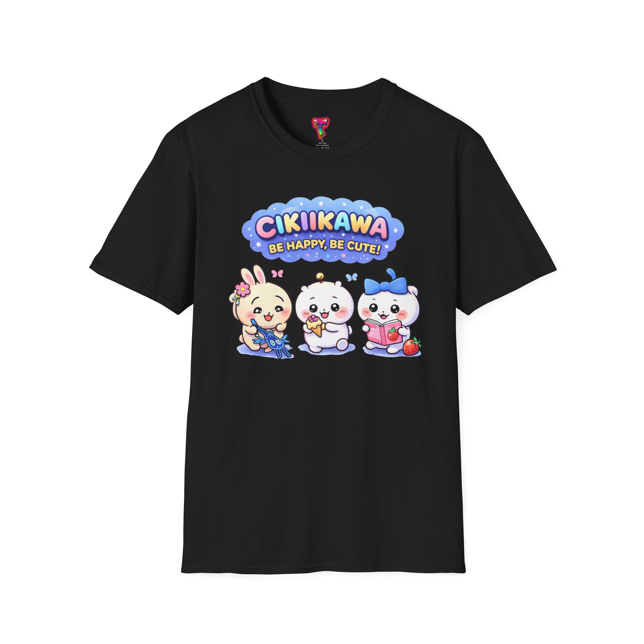 Kawaii Cartoon Friends T-Shirt - Ảnh 9