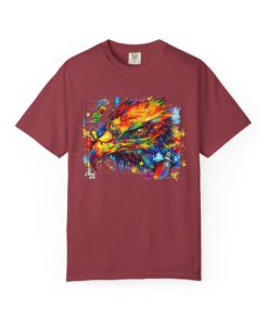 Colorful Eagle Head T-Shirt