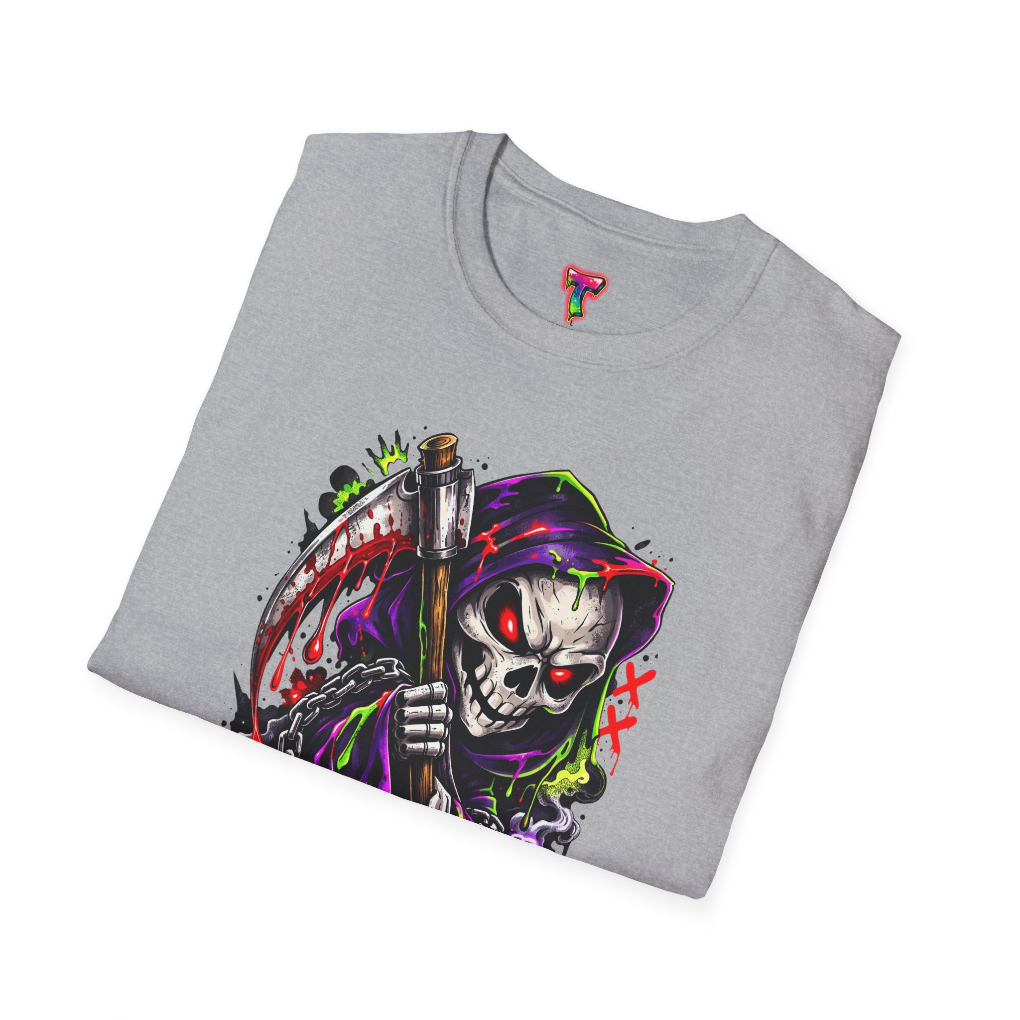 Grim Reaper Skull T-Shirt - Ảnh 20