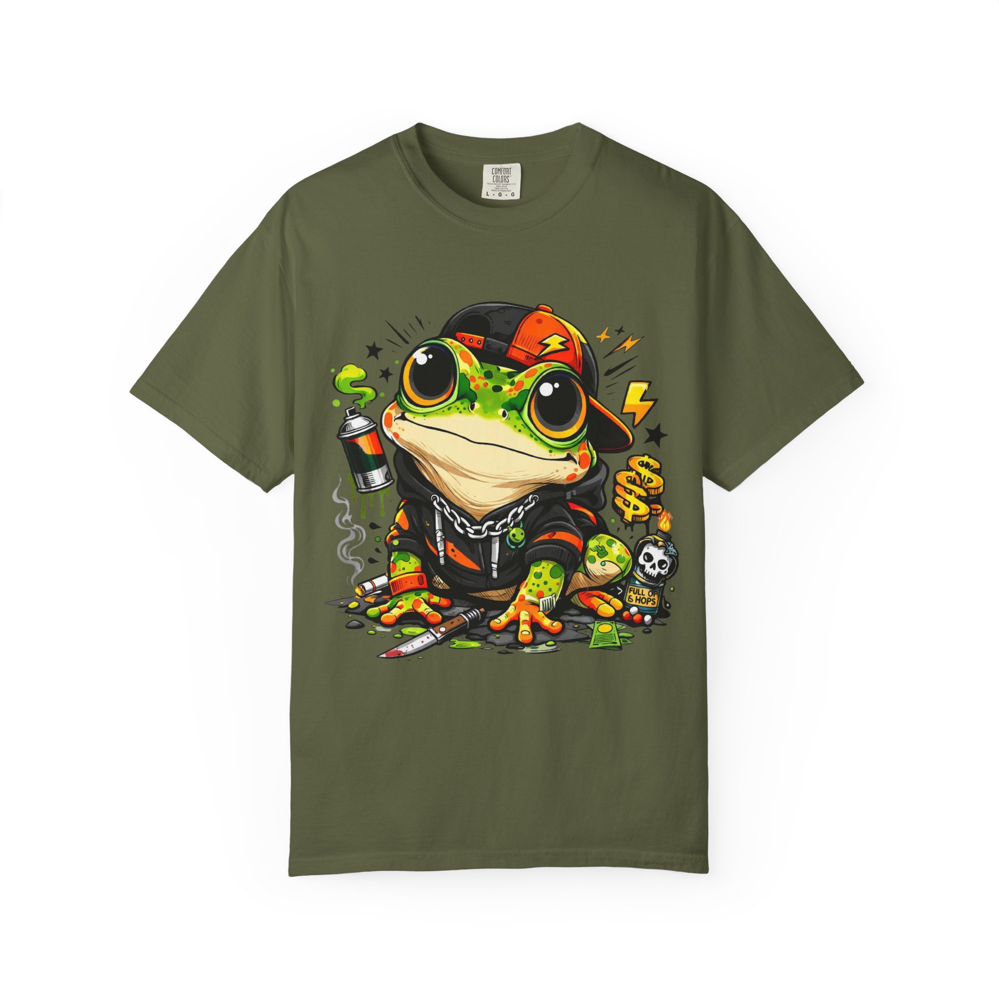 Punk Frog Graphic T-Shirt - Ảnh 25