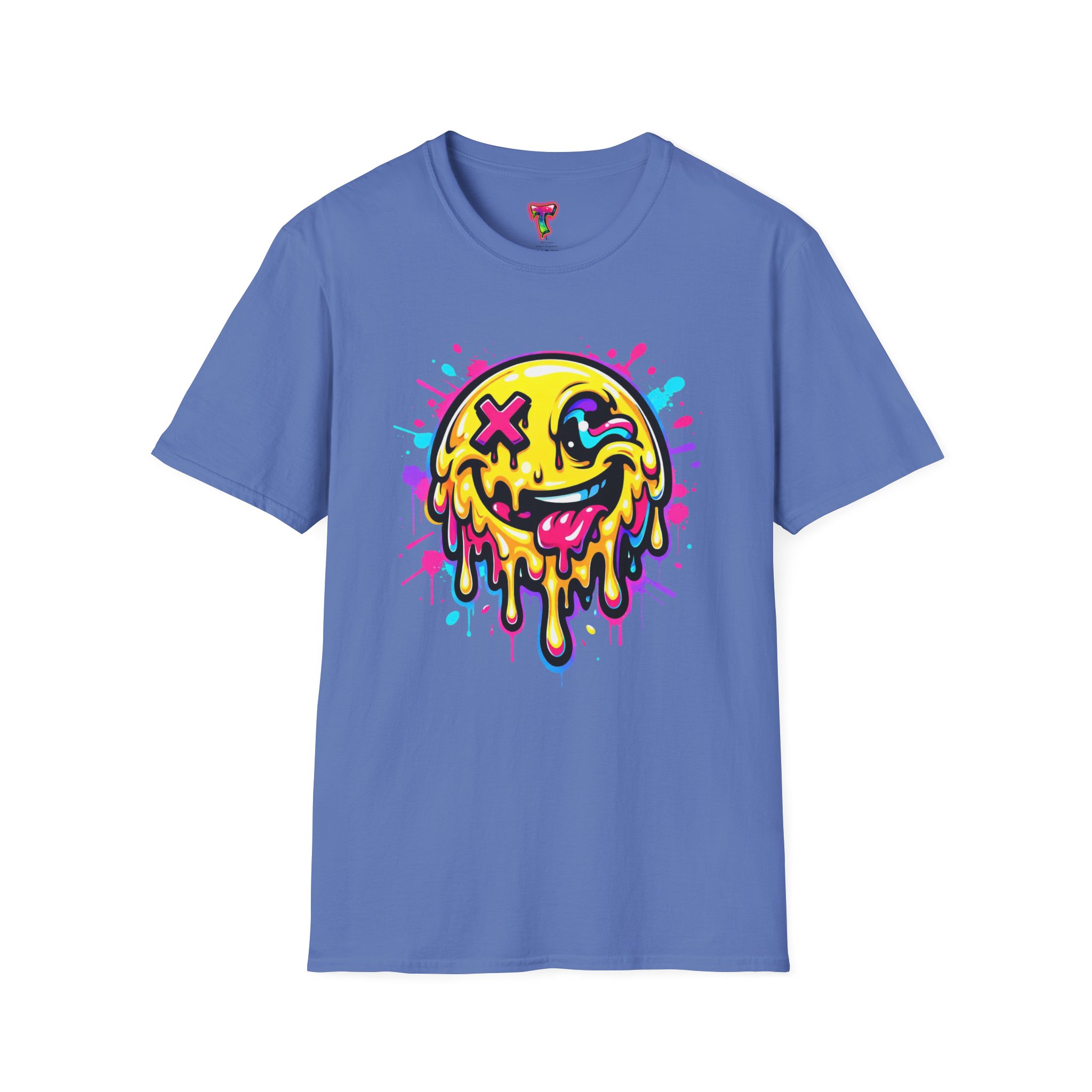 Drippy Neon Smiley T-Shirt - Ảnh 29