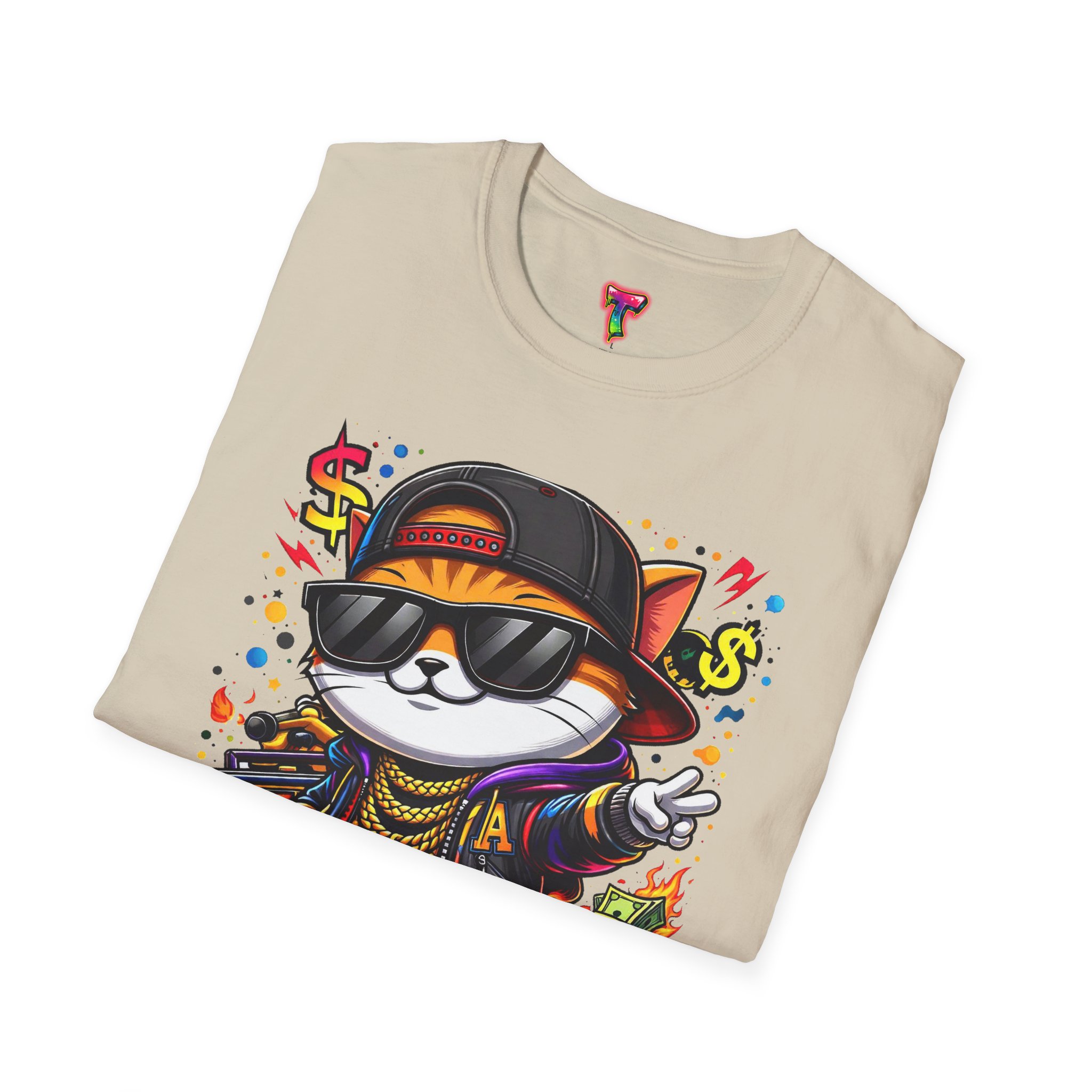 Cool Hip-Hop Cat T-Shirt - Ảnh 16