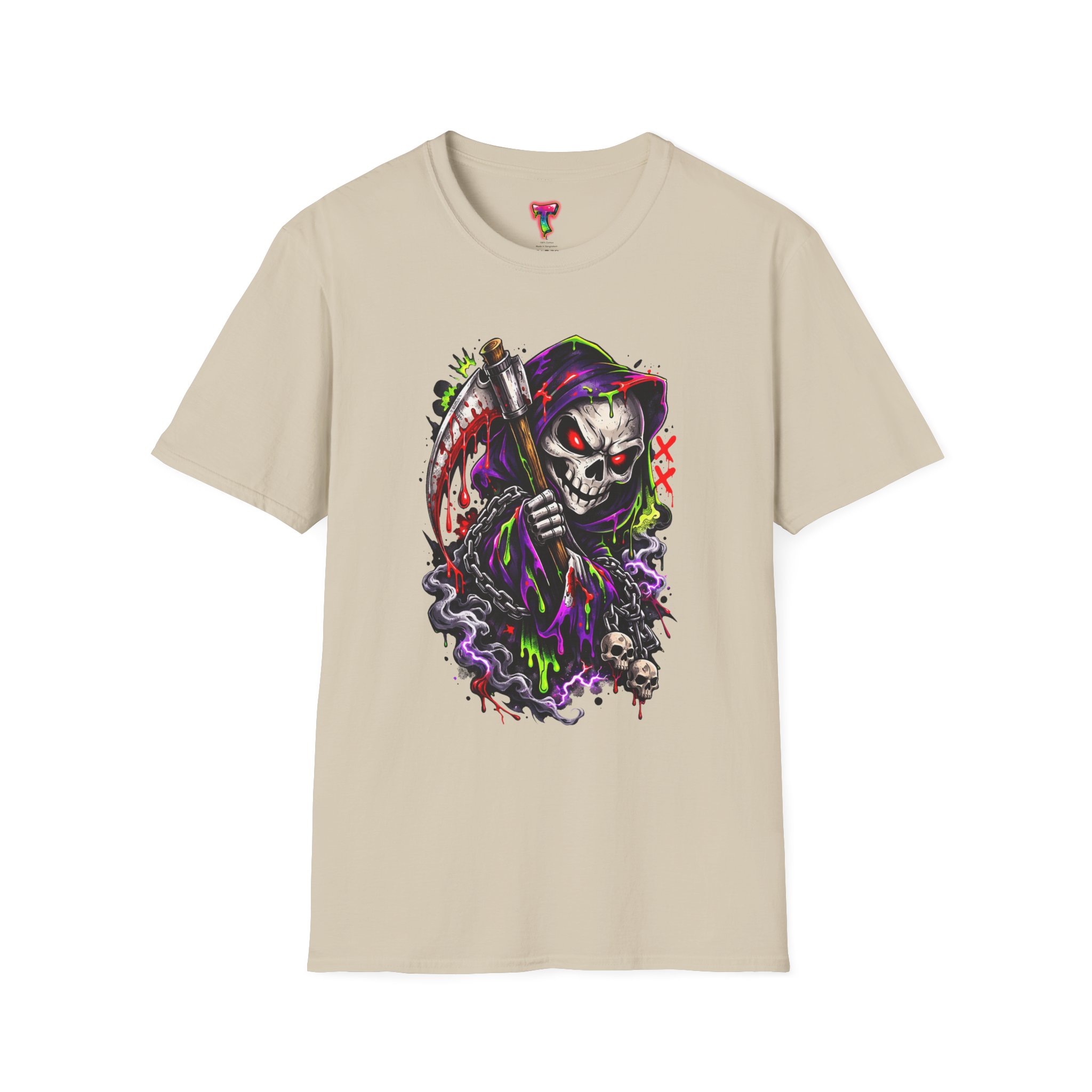 Grim Reaper Skull T-Shirt - Ảnh 13