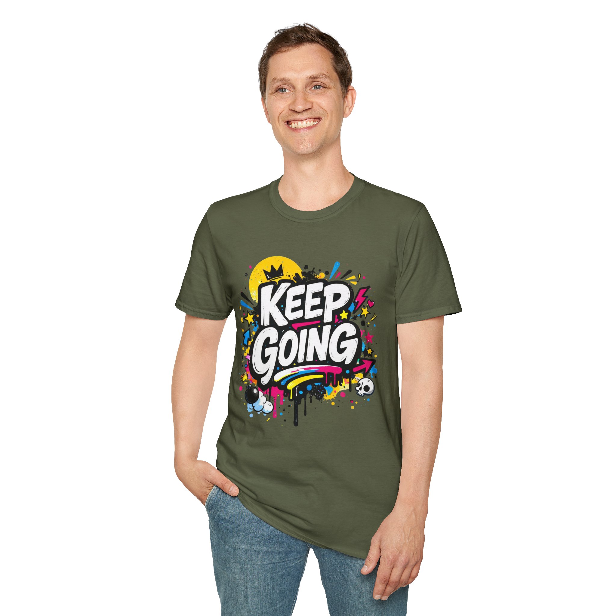 Keep Going Graffiti T-Shirt - Ảnh 18