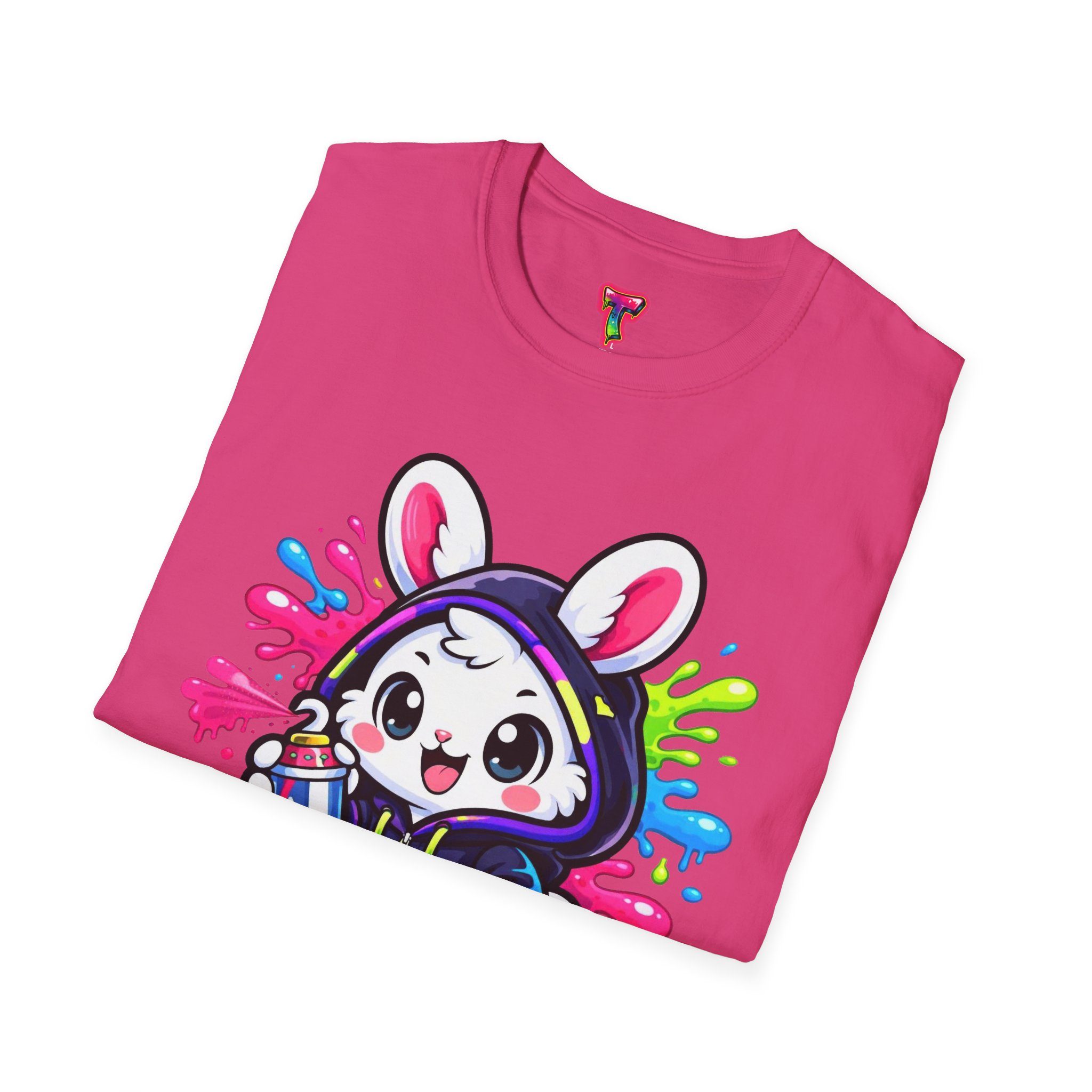 Cute Street Art Bunny with Spray Paint - Ảnh 52