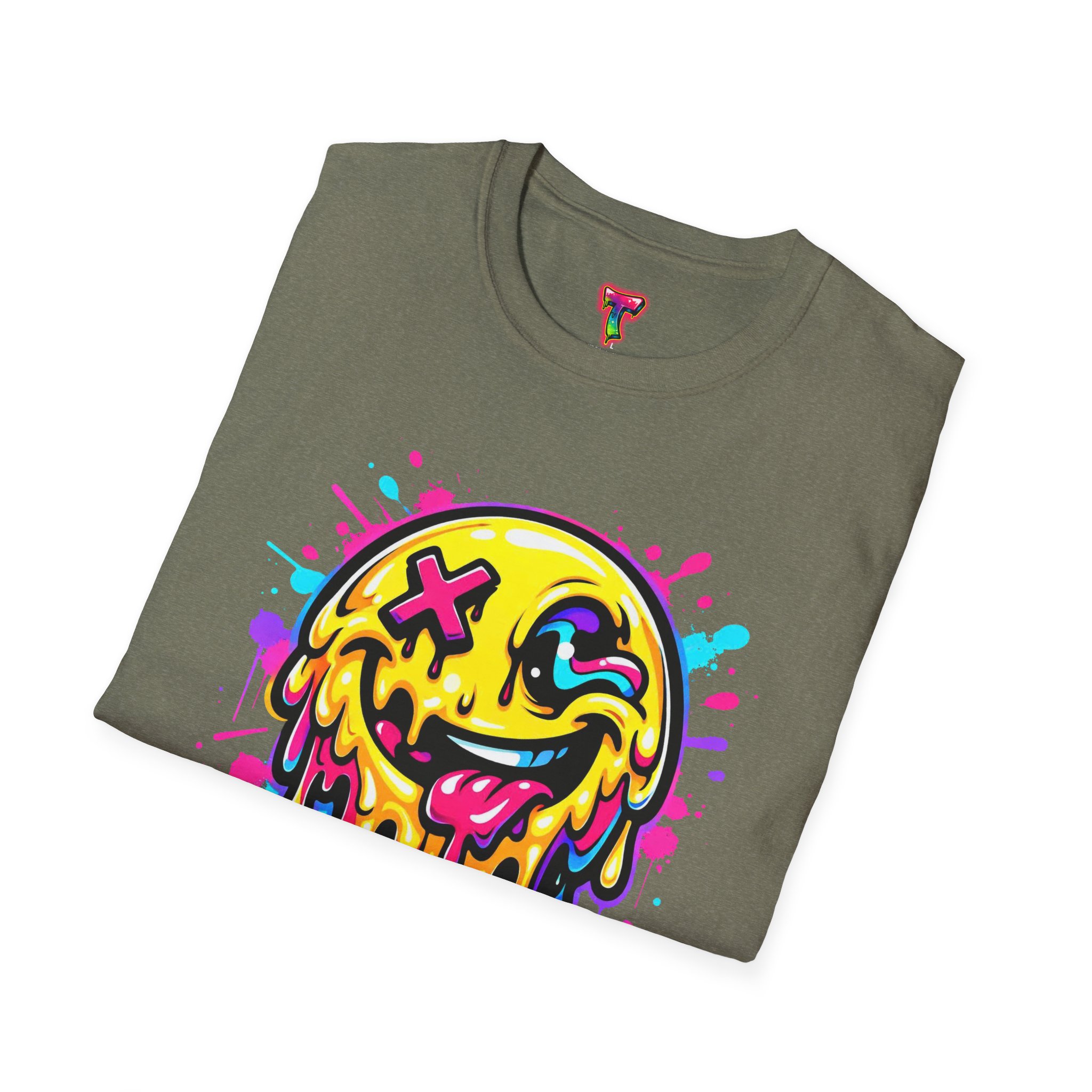Drippy Neon Smiley T-Shirt - Ảnh 20