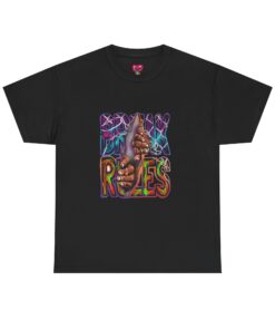 Brown Rules Graffiti Thumb-Up Graphic Tee