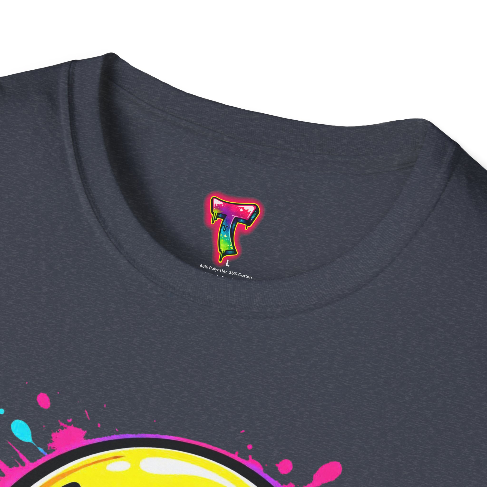 Drippy Neon Smiley T-Shirt - Ảnh 47