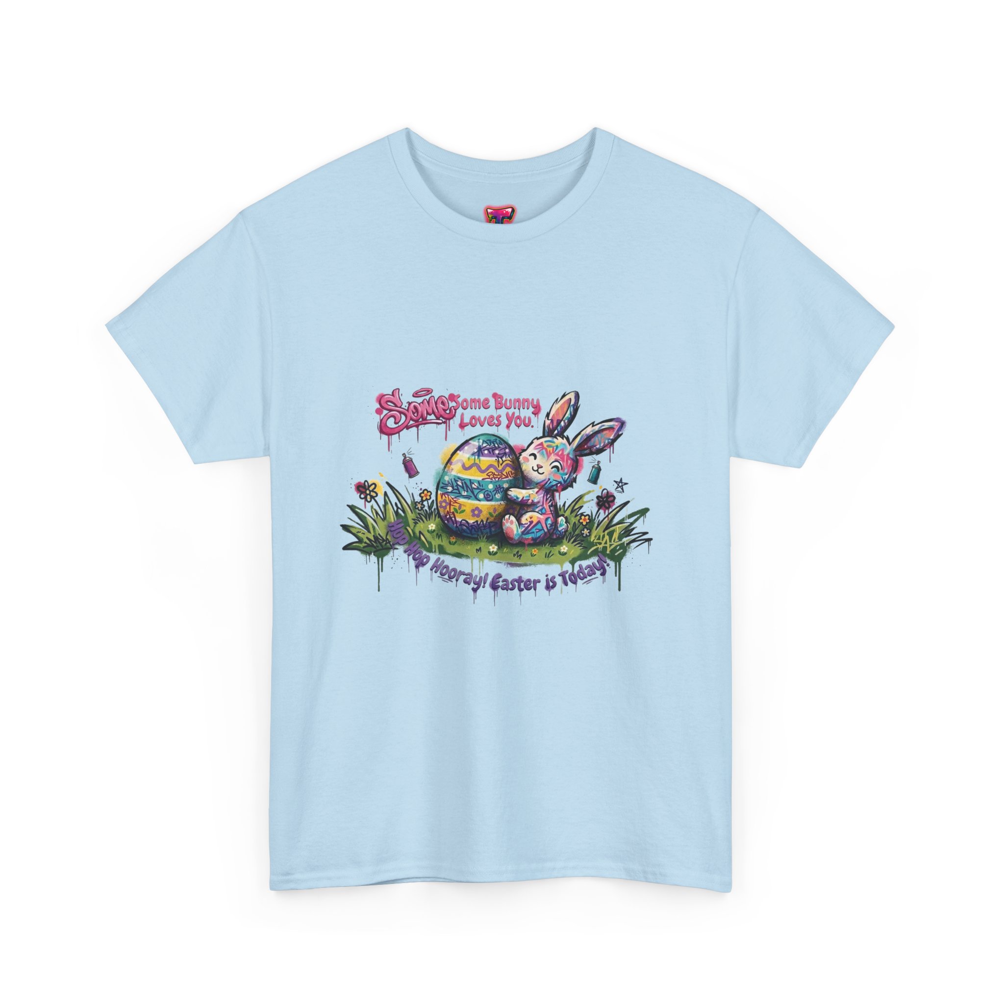 Easter Bunny & Colorful Egg T-Shirt