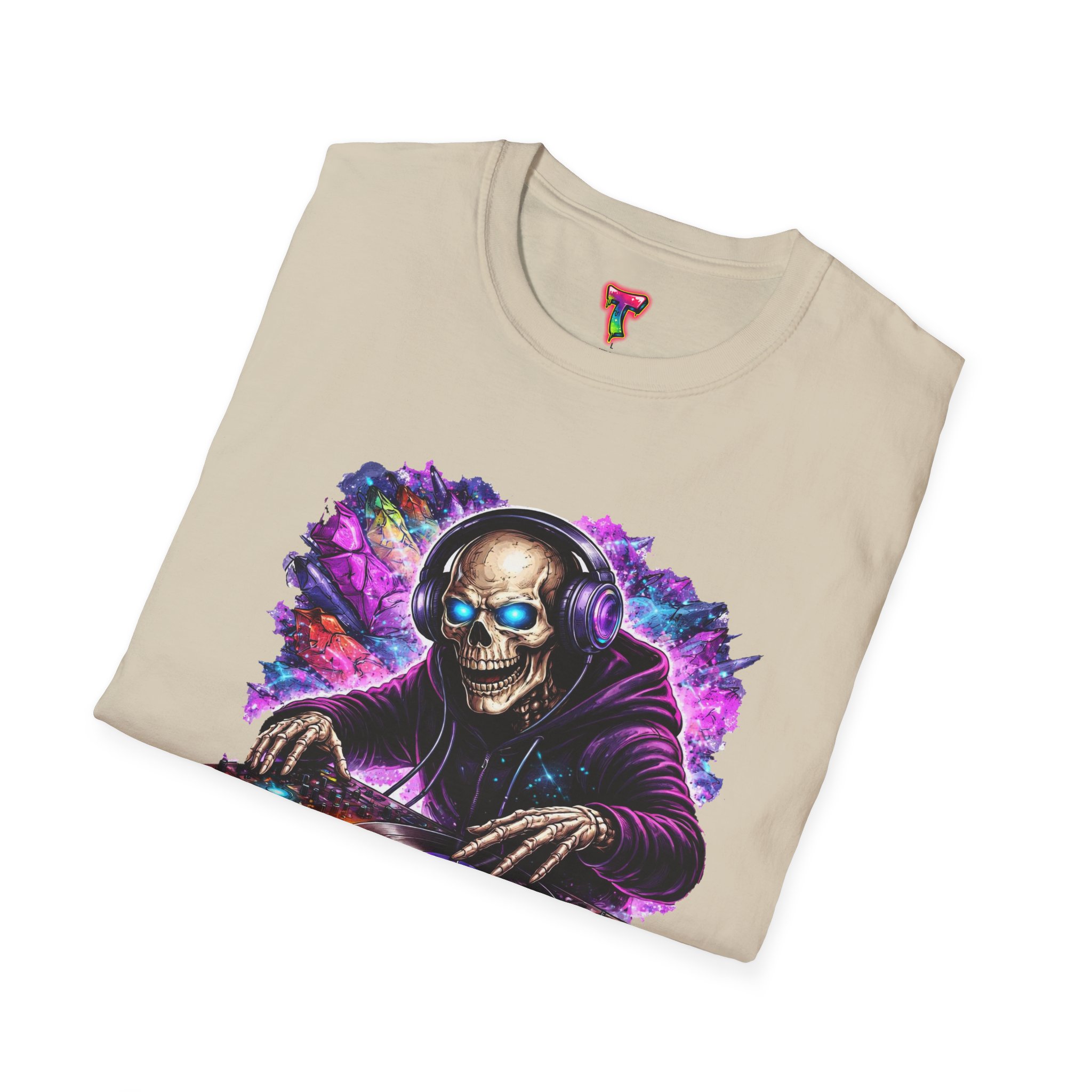 DJ Skeleton Graphic T-Shirt - Ảnh 16