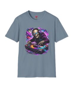 DJ Skeleton Graphic T-Shirt