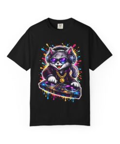 DJ Cat Graphic T-Shirt