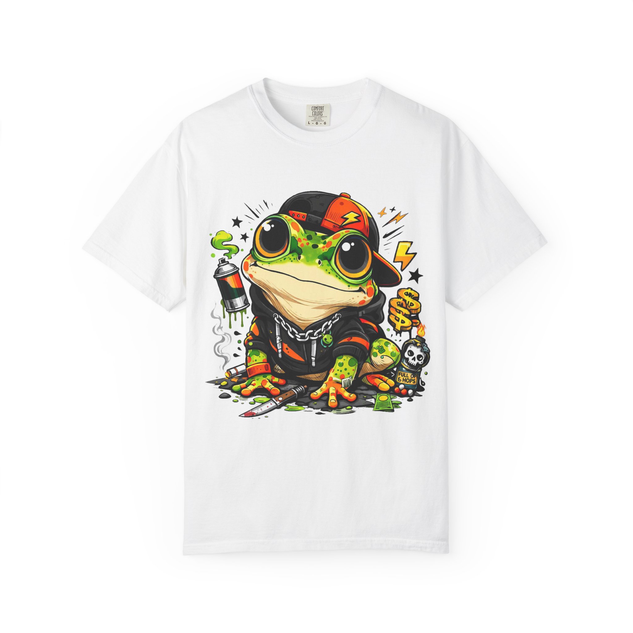 Punk Frog Graphic T-Shirt - Ảnh 5
