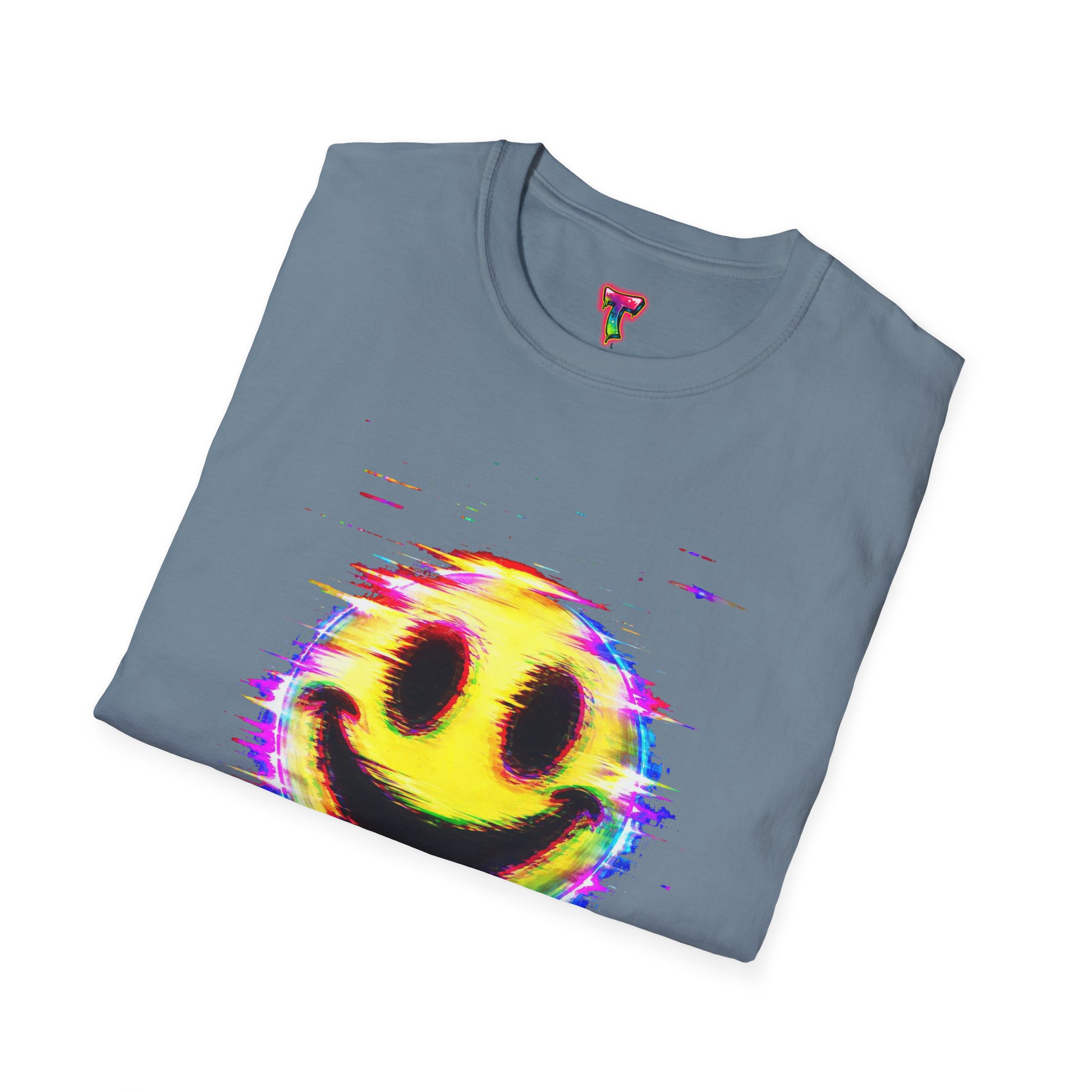 Glitch Smiley T-Shirt - Ảnh 36
