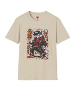Streetwear Raccoon Graphic T-Shirt