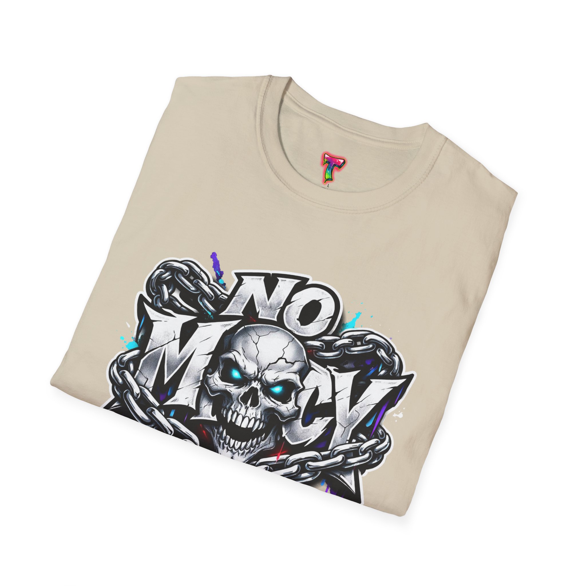 No Mercy Skull Graphic T-Shirt - Ảnh 16