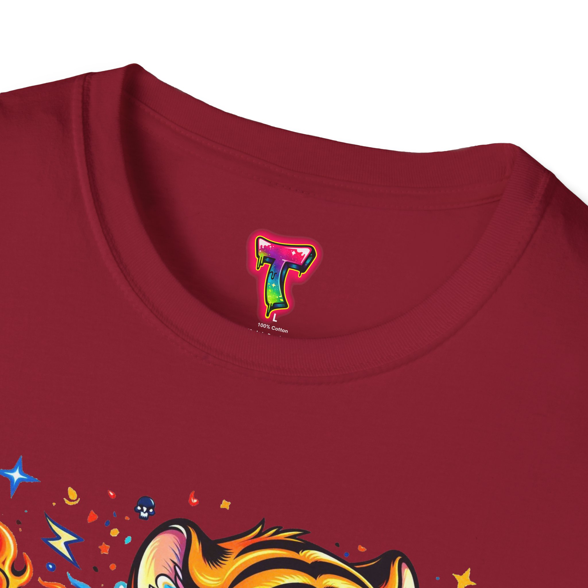 Cute Colorful Tiger Tee - Ảnh 55