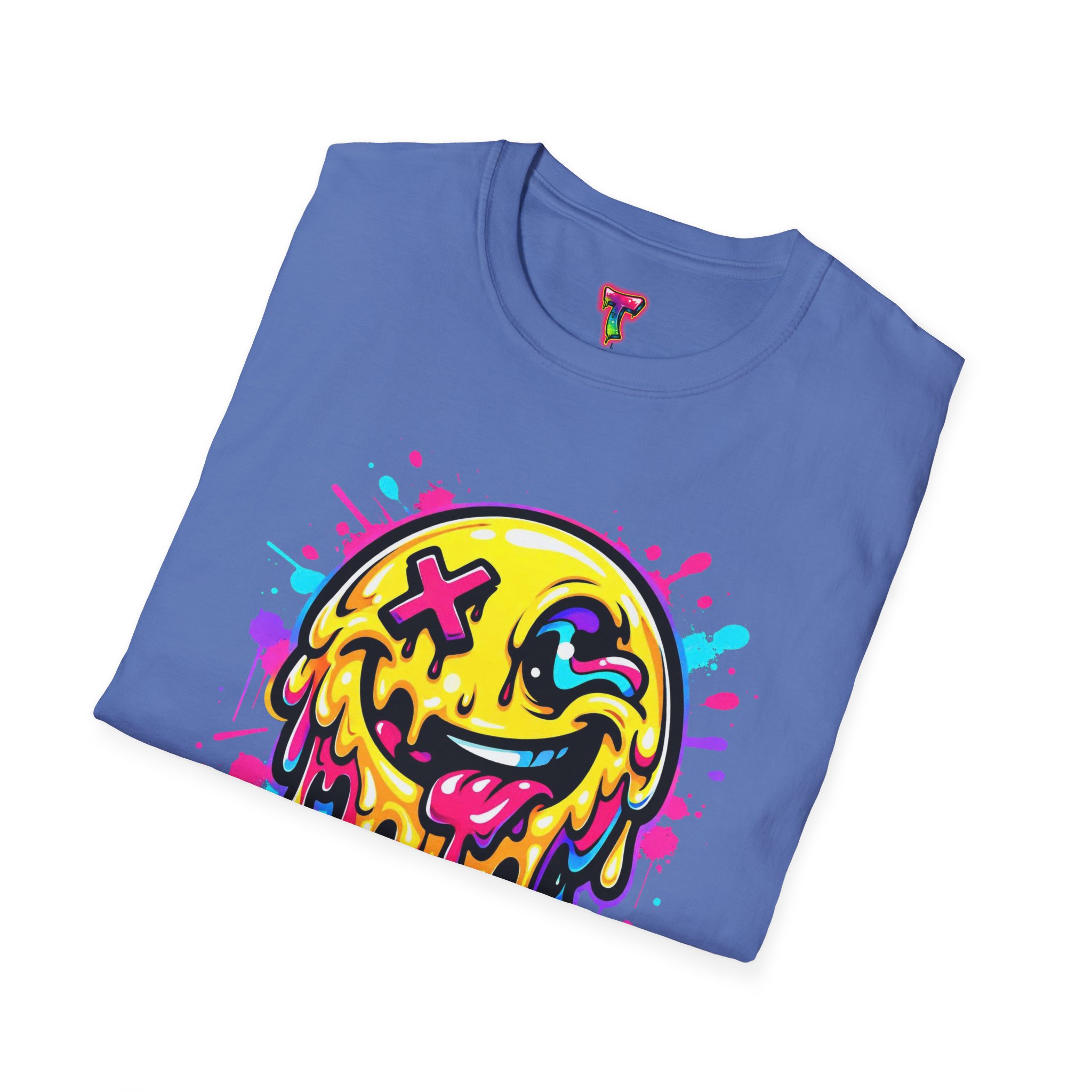 Drippy Neon Smiley T-Shirt - Ảnh 32