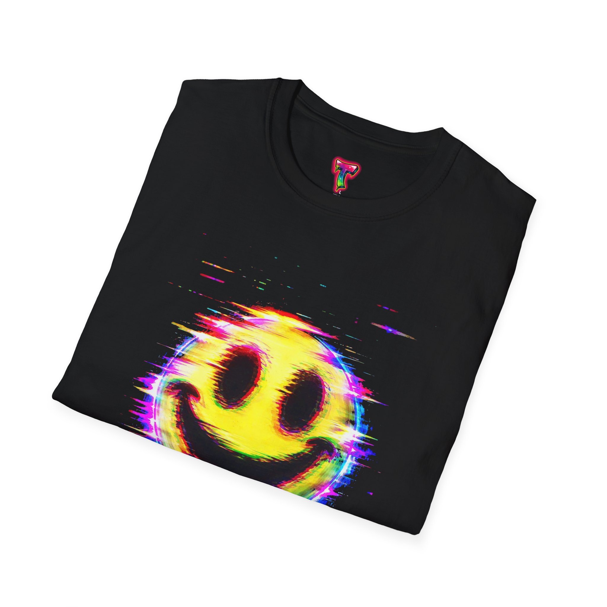 Glitch Smiley T-Shirt - Ảnh 4