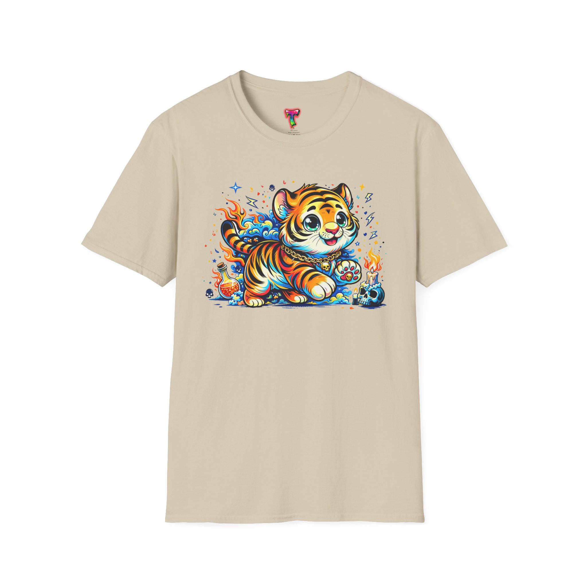 Cute Colorful Tiger Tee - Ảnh 13