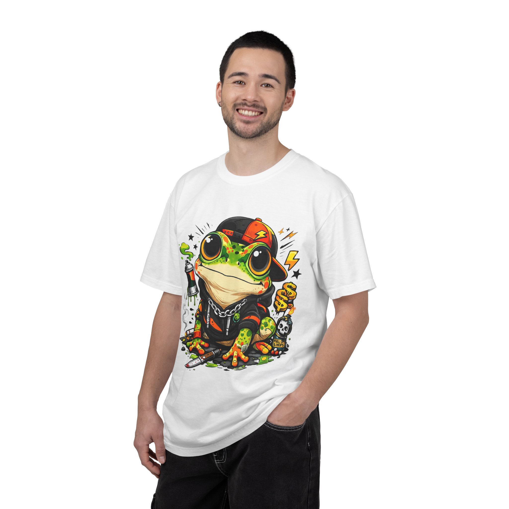 Punk Frog Graphic T-Shirt - Ảnh 8