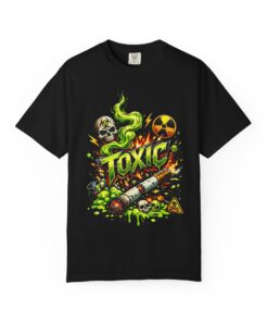 'Toxic' Radioactive Skull Graphic Tee