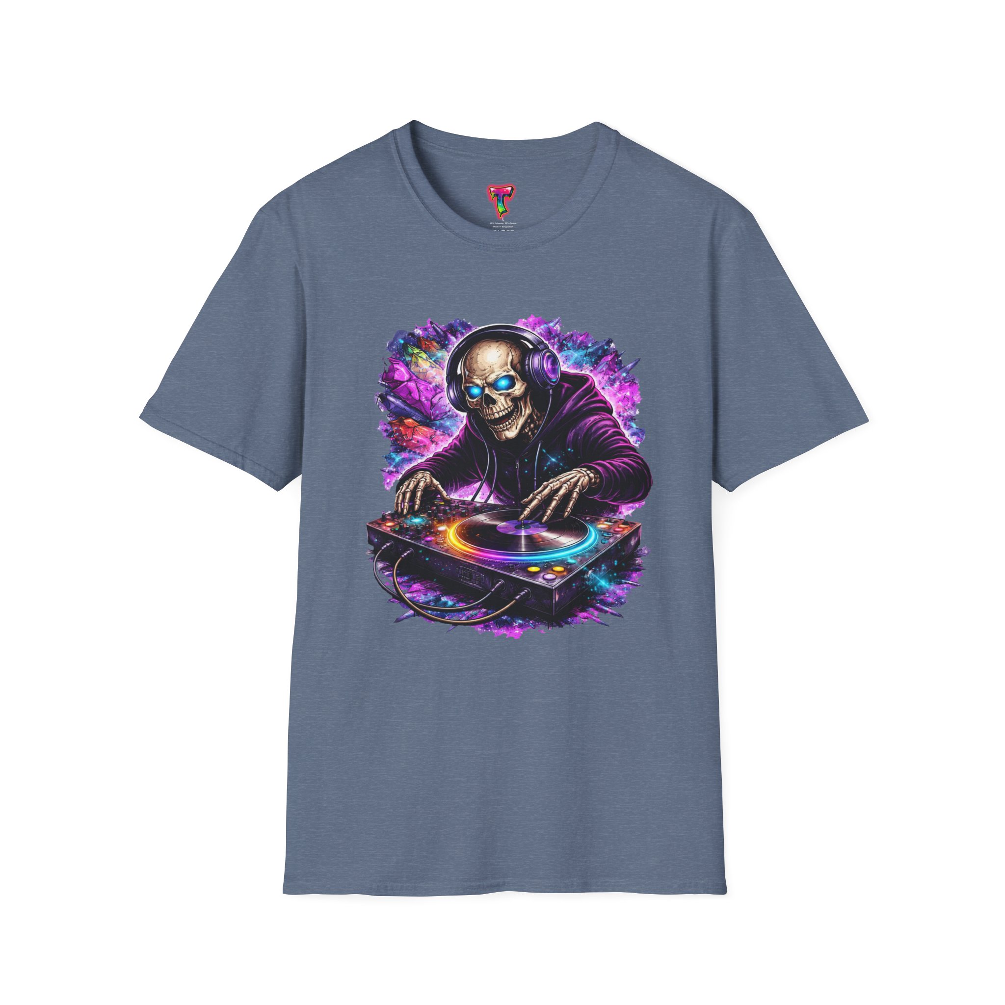 DJ Skeleton Graphic T-Shirt - Ảnh 37