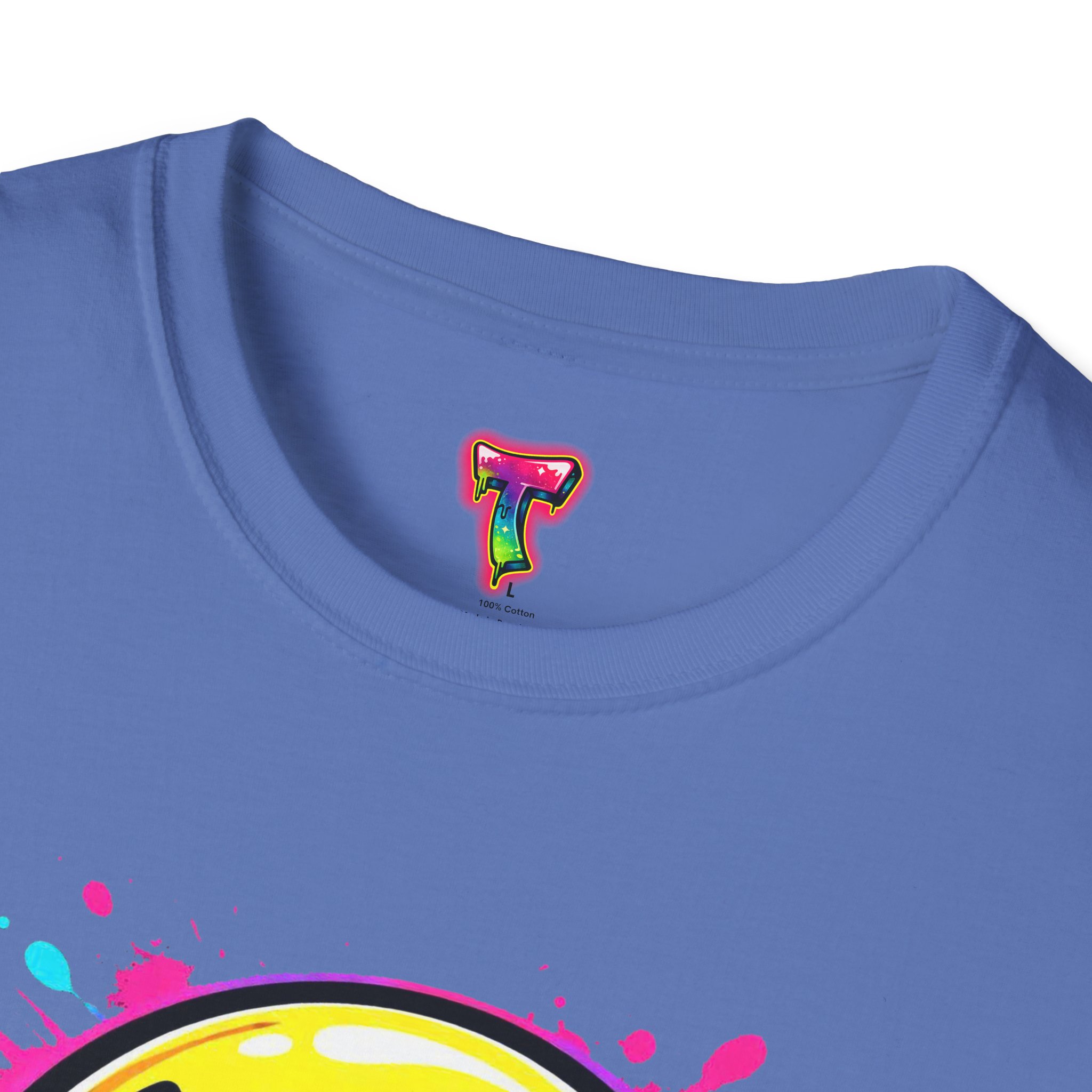 Drippy Neon Smiley T-Shirt - Ảnh 31