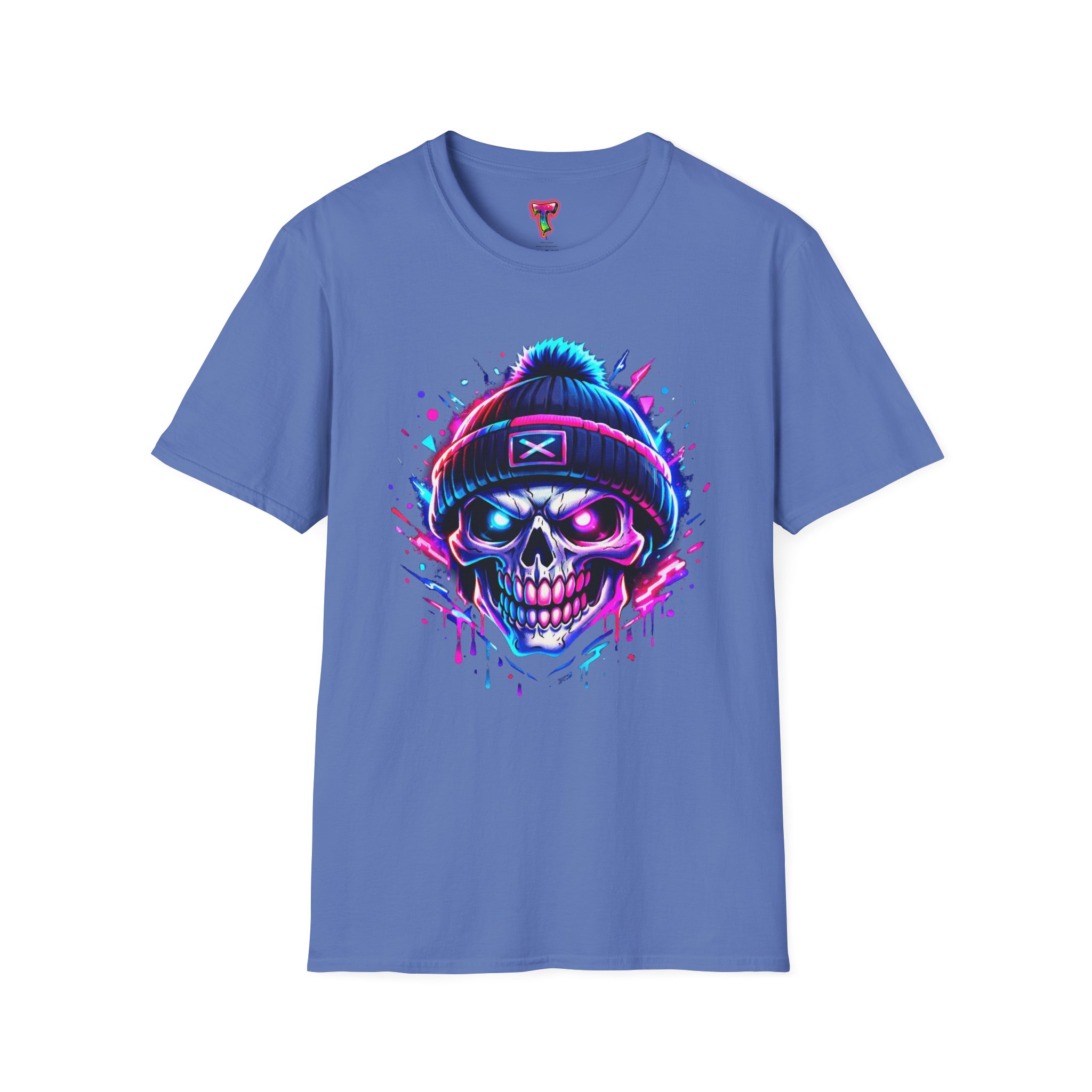 Neon Skull Beanie T-Shirt - Ảnh 29