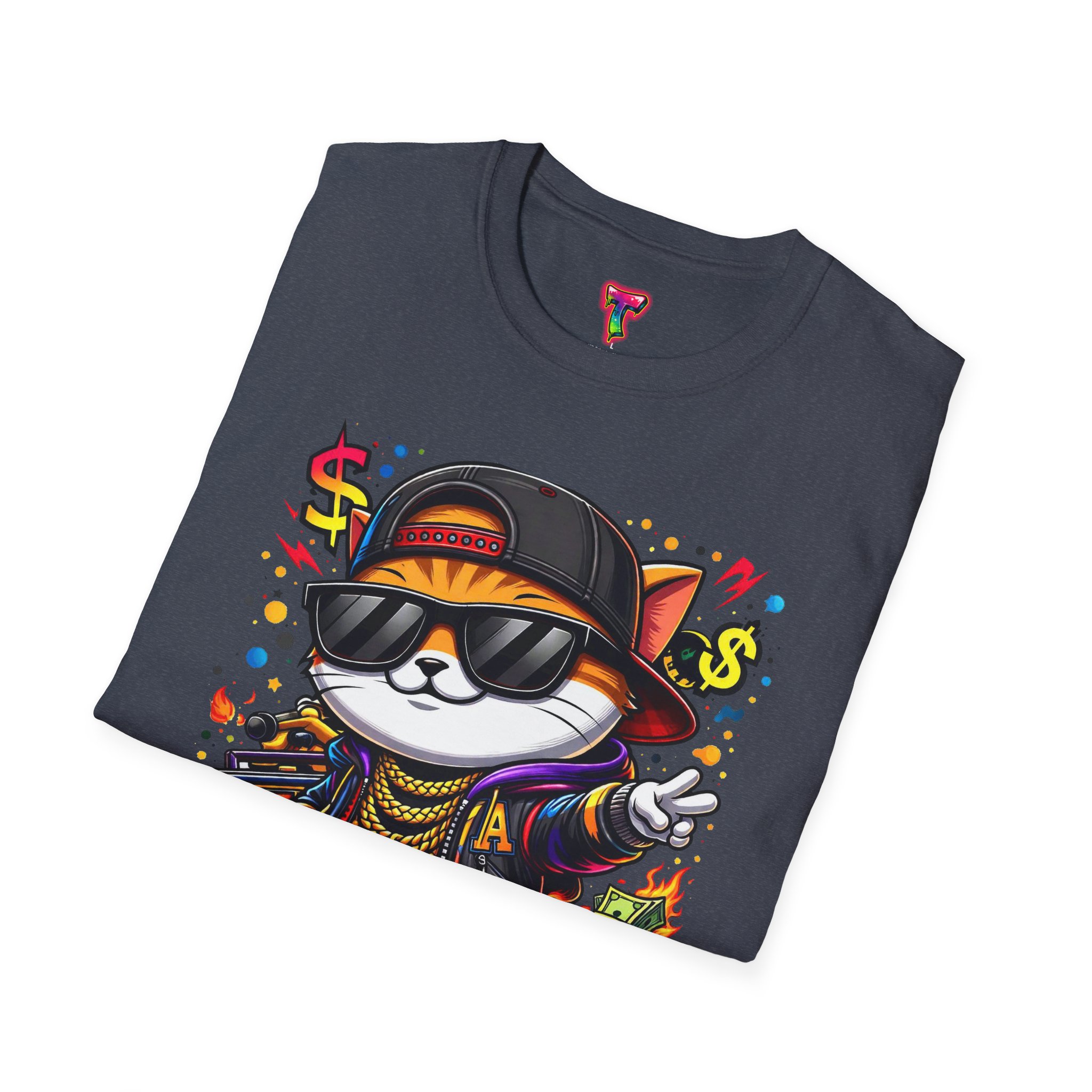 Cool Hip-Hop Cat T-Shirt - Ảnh 44
