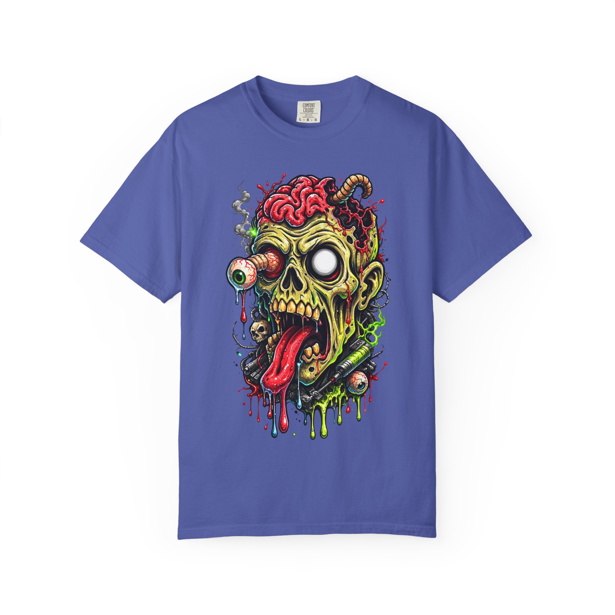 Zombie Skull Graphic T-Shirt - Ảnh 37