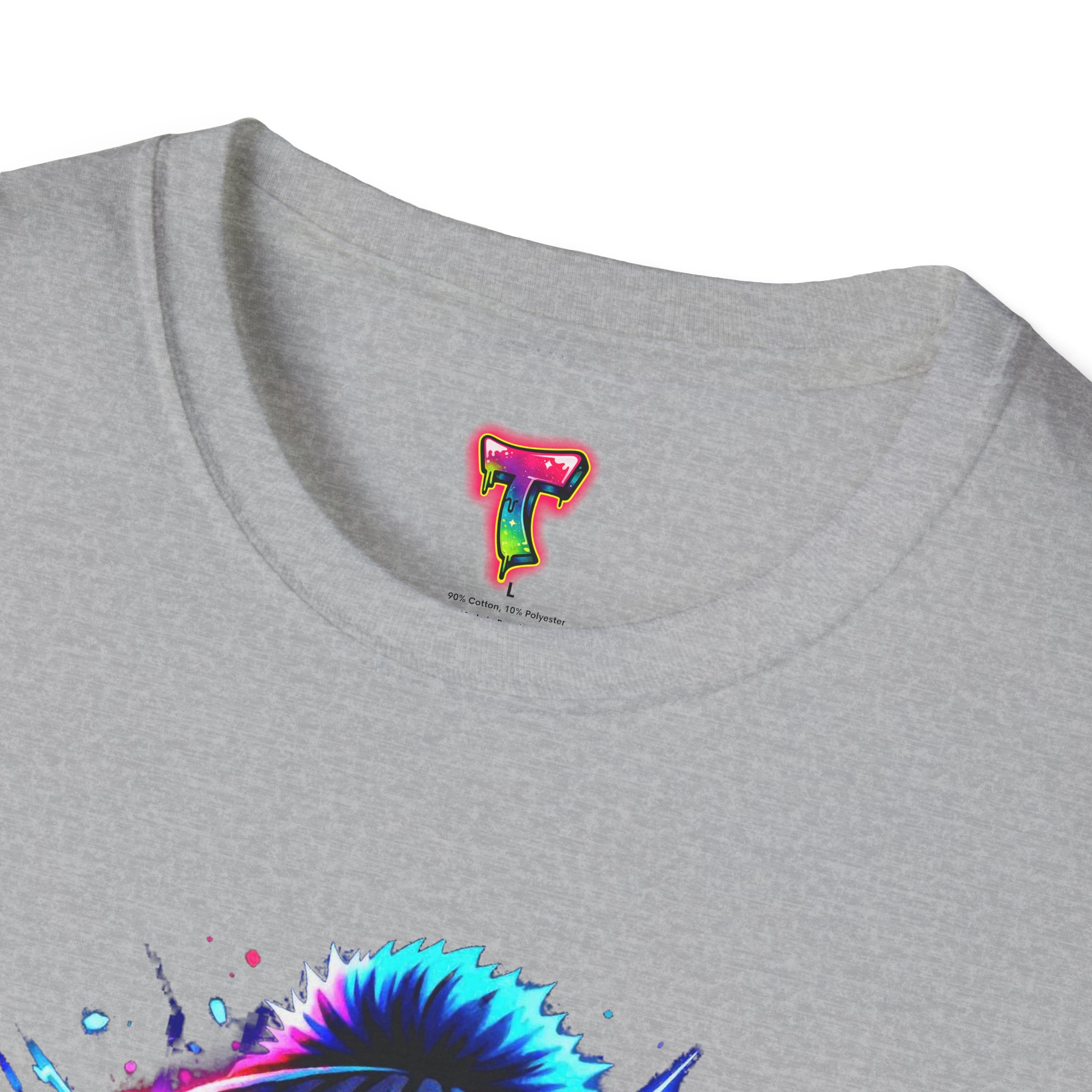 Neon Skull Beanie T-Shirt - Ảnh 15