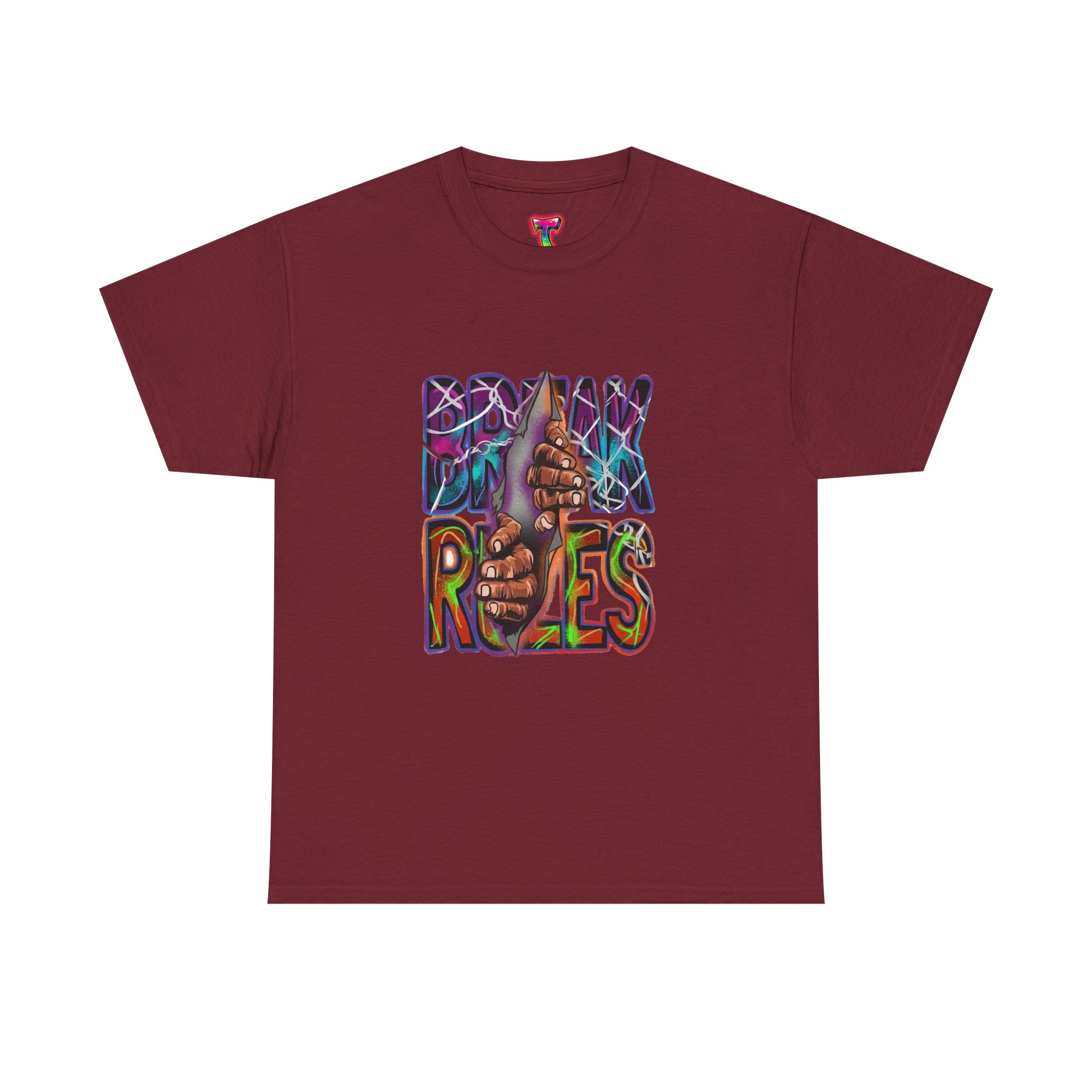 Brown Rules Graffiti Thumb-Up Graphic Tee - Ảnh 56