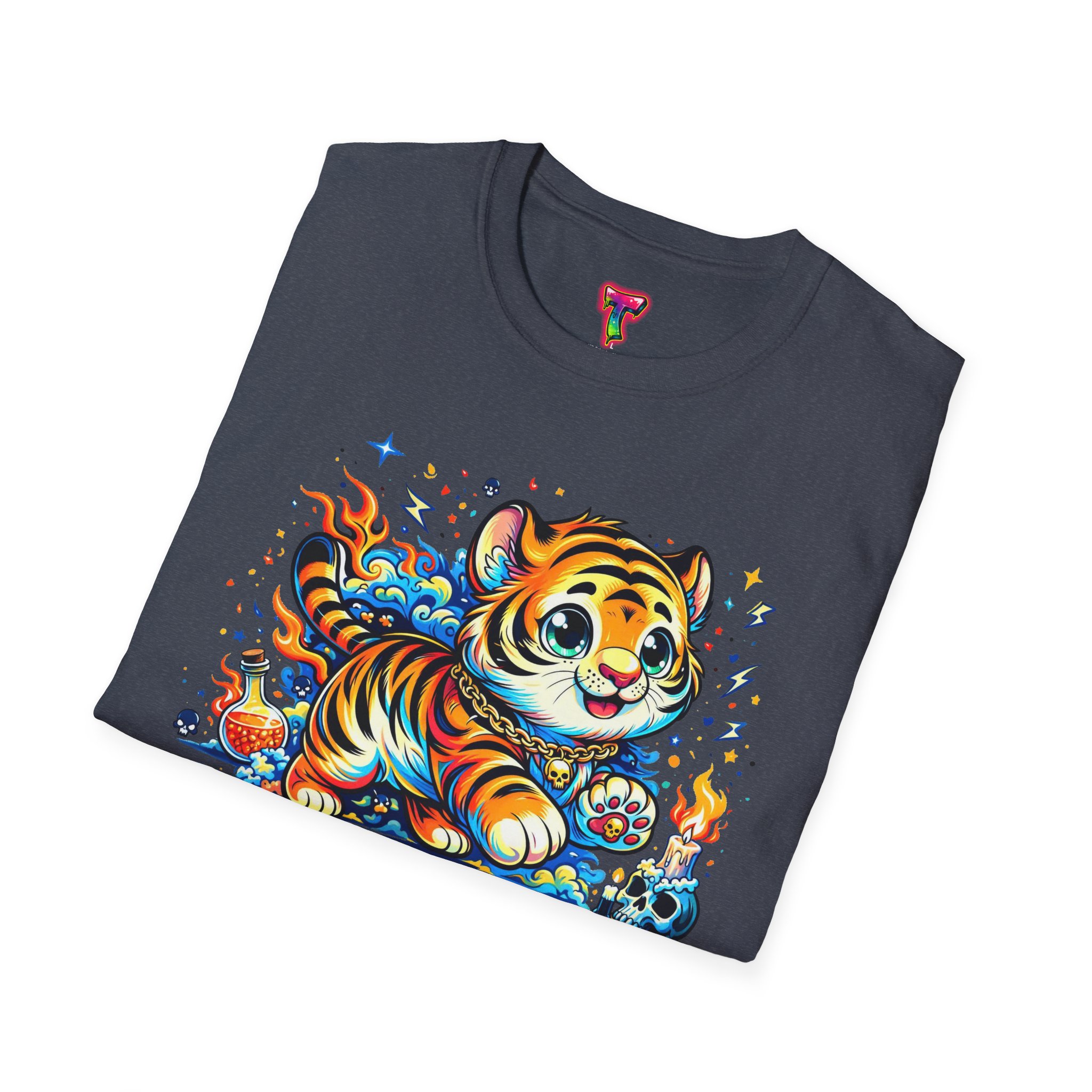 Cute Colorful Tiger Tee - Ảnh 44