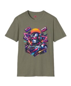 Retro Synthwave Robot T-Shirt