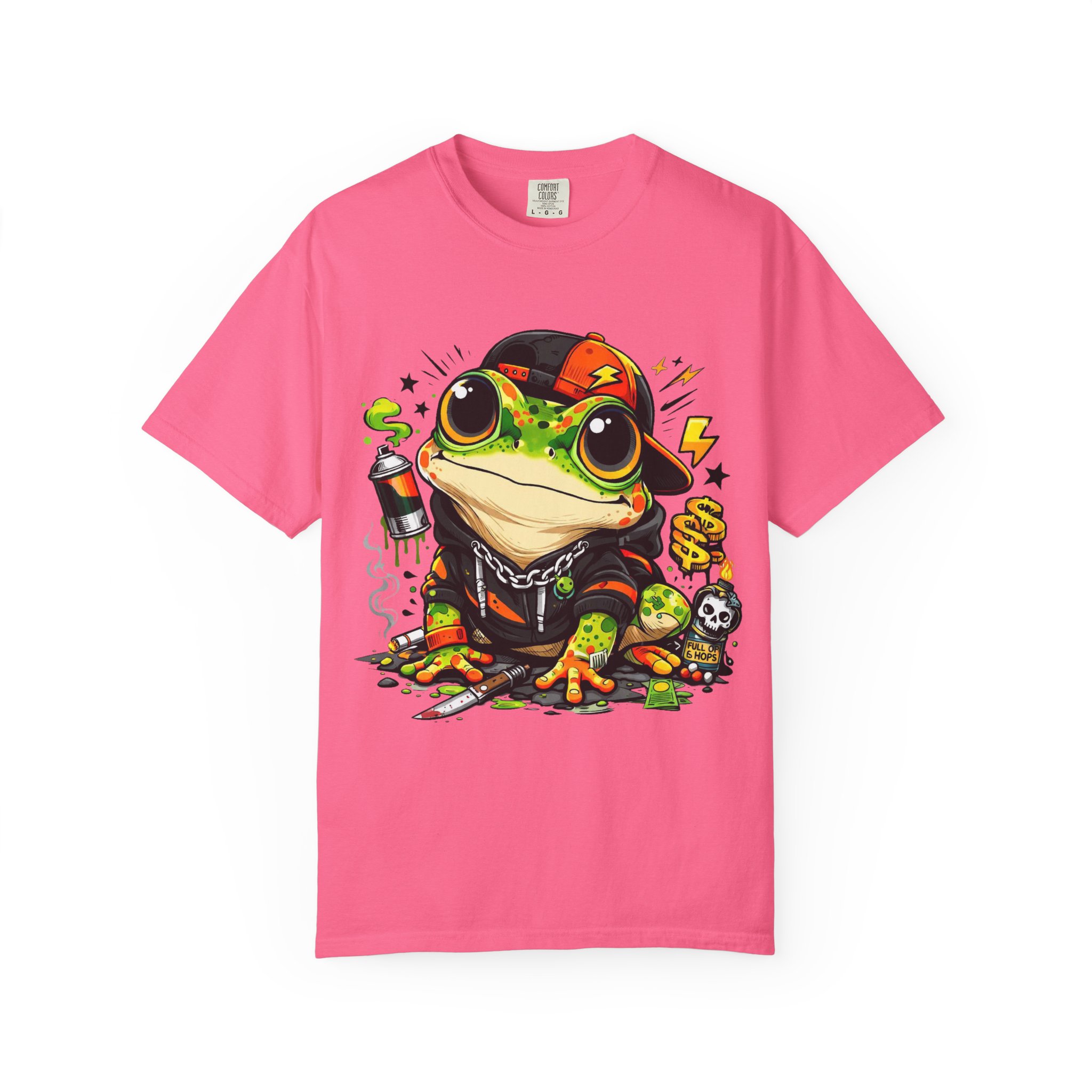 Punk Frog Graphic T-Shirt - Ảnh 49