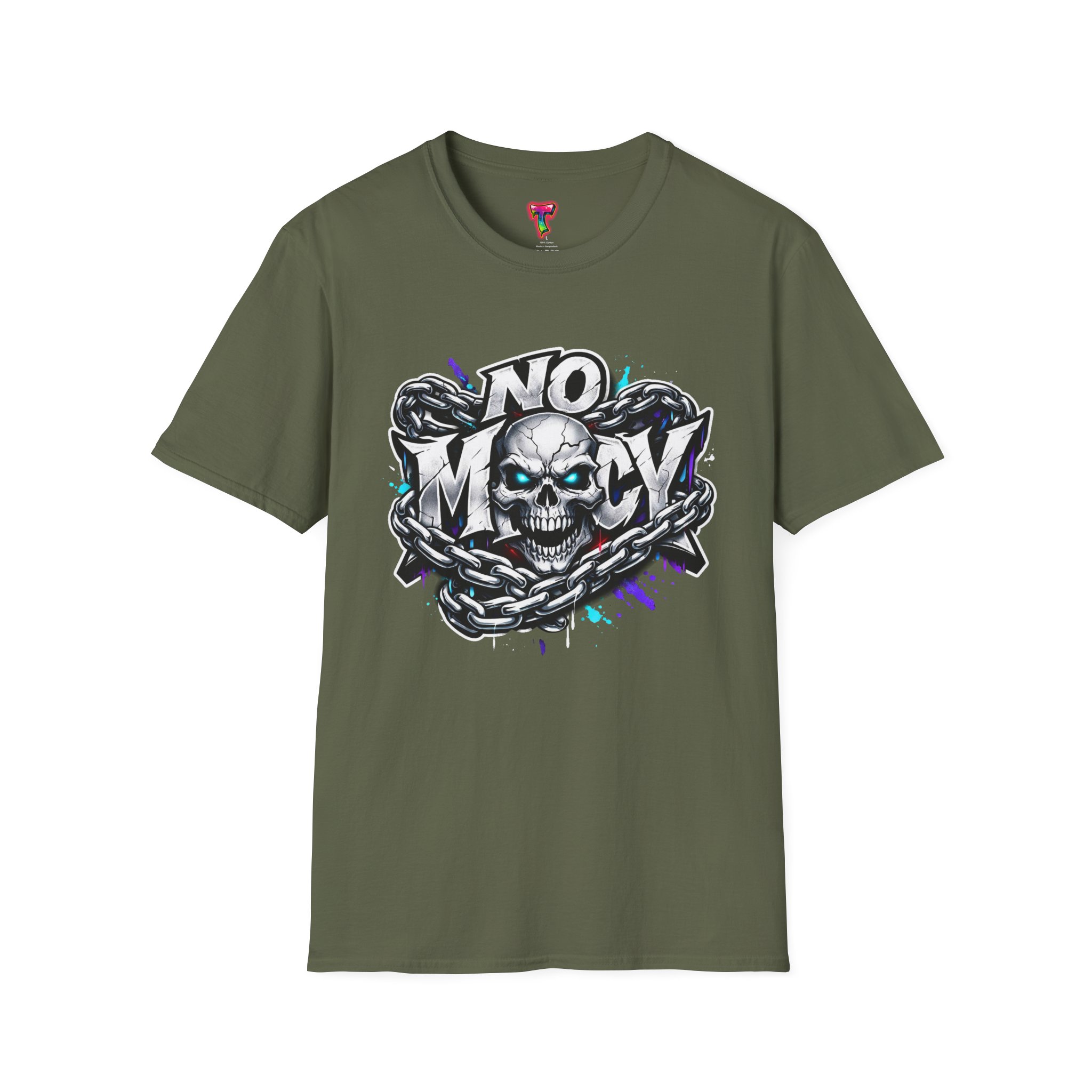 No Mercy Skull Graphic T-Shirt - Ảnh 25