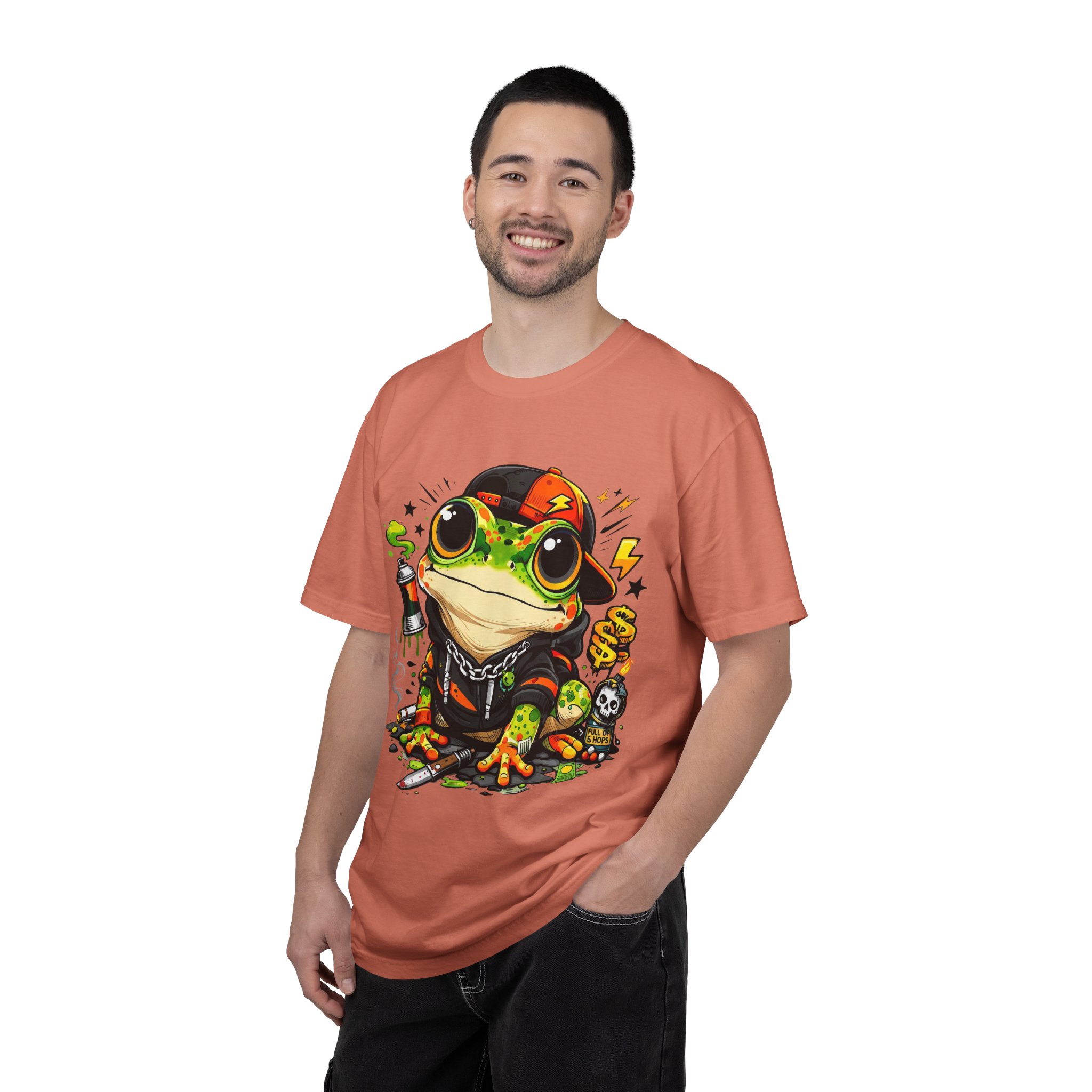 Punk Frog Graphic T-Shirt - Ảnh 12