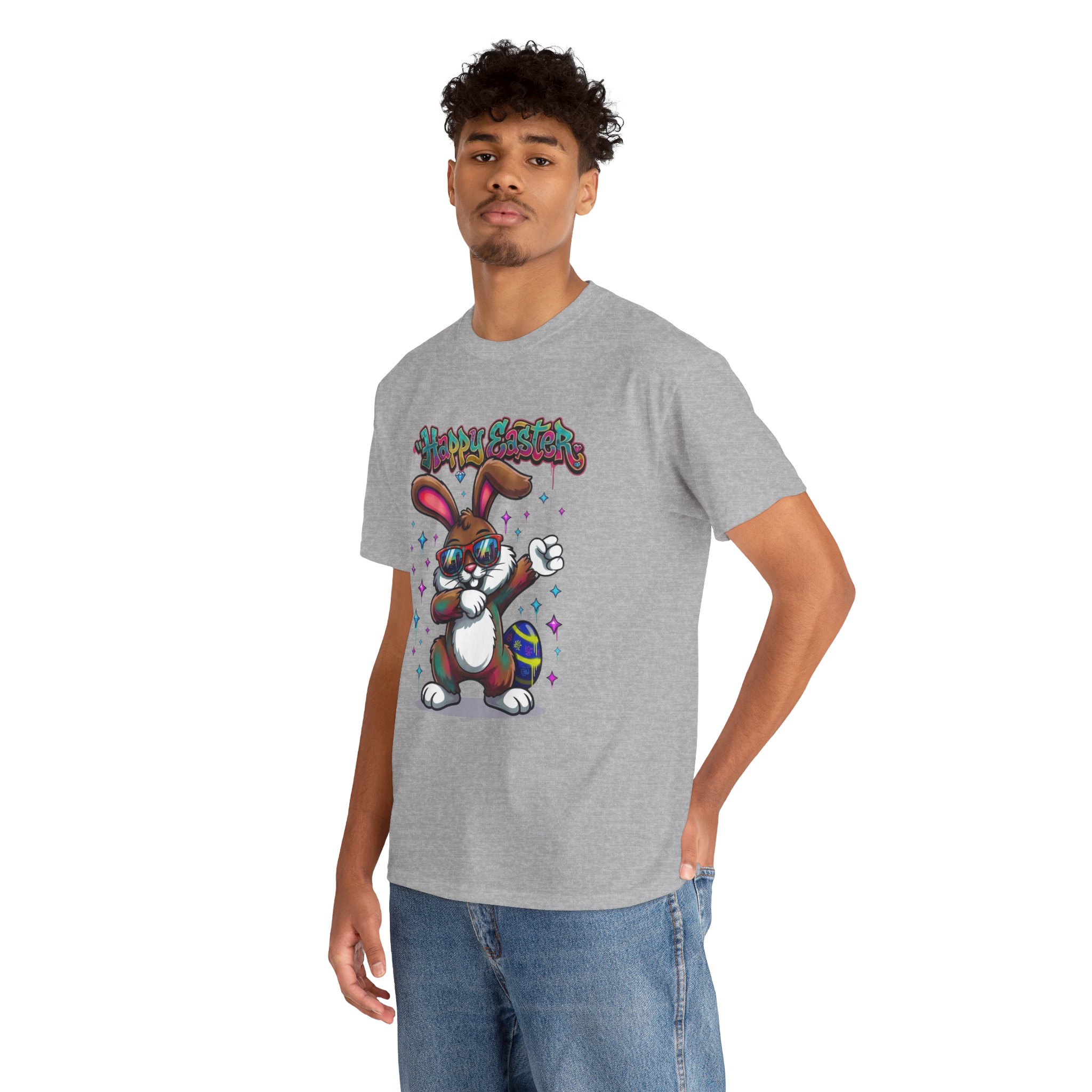 Easter Bunny Dabbing T-Shirt - Ảnh 5