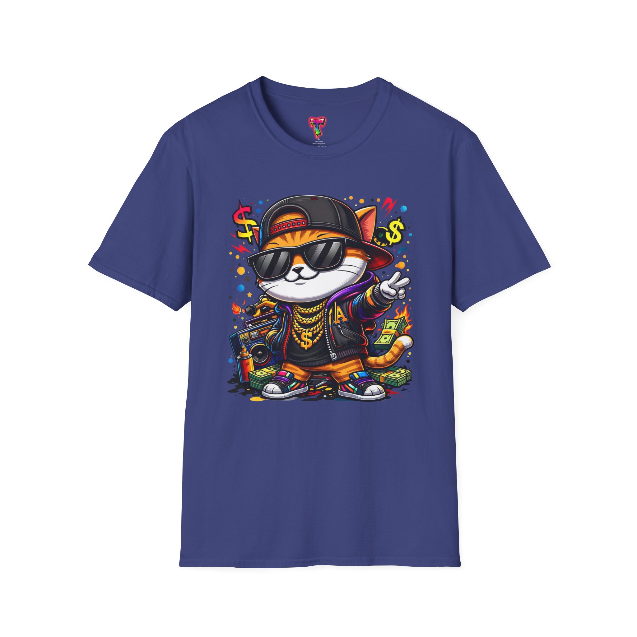Cool Hip-Hop Cat T-Shirt - Ảnh 37