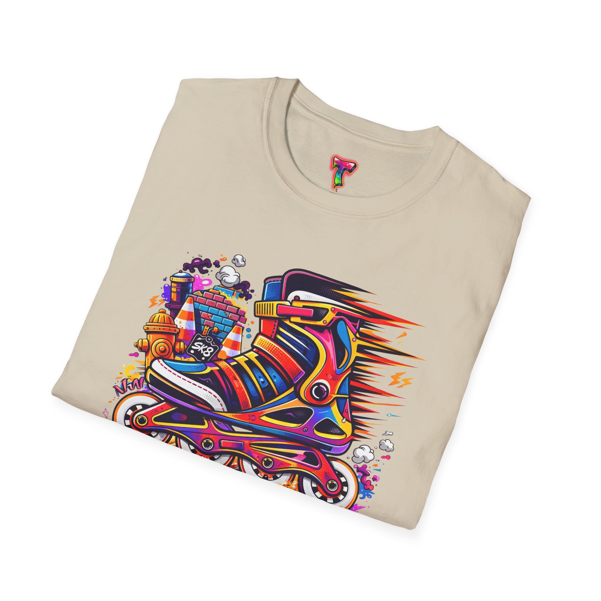 Retro Rollerblade Skate T‑Shirt - Ảnh 12