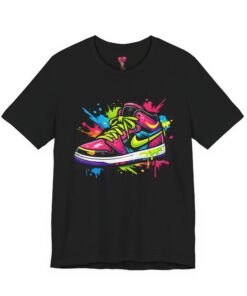 Colorful Streetwear Shoe Graphic T-Shirt